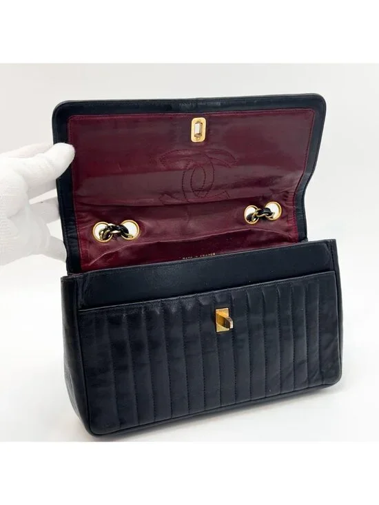 Chanel Mademoiselle Quilted Chain Shoulder Bag Vintage - Picture 14 of 16